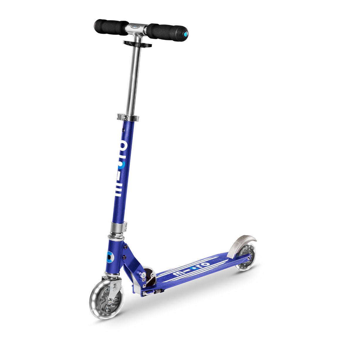 Micro Kickboard Sprite Scooter with LED Wheels - Blue Stripe