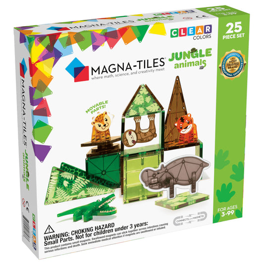 Magna-Tiles Animals - Jungle 25 Piece Set