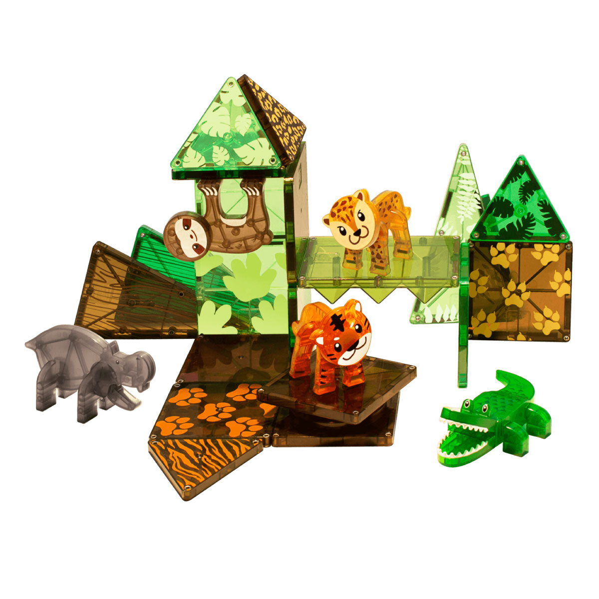 Magna-Tiles Animals - Jungle 25 Piece Set
