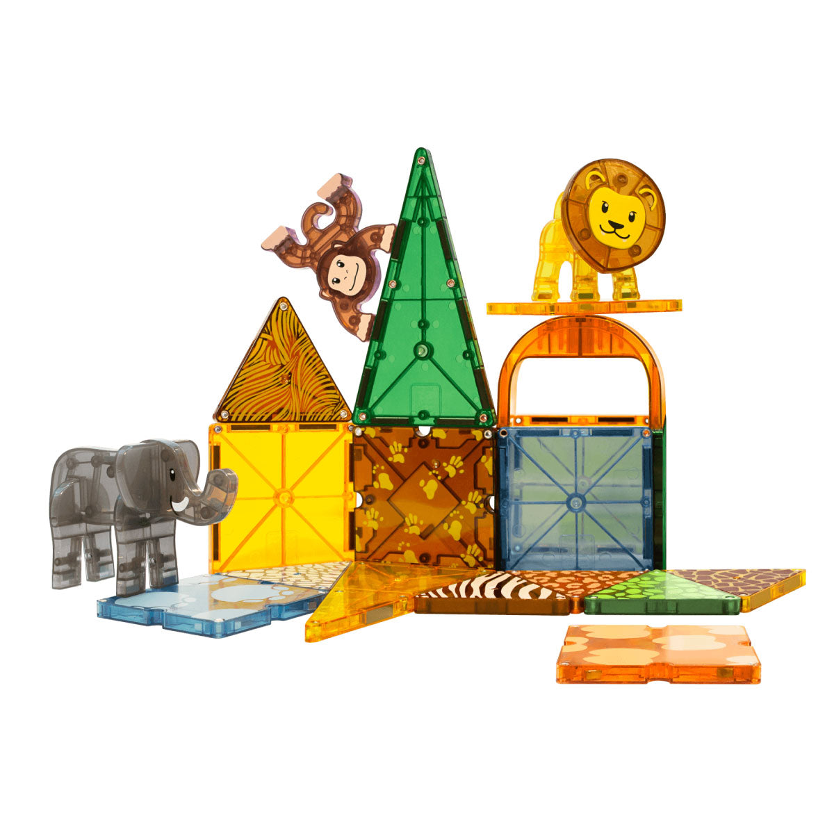 Magna-Tiles Animals - Safari 25 Piece Set
