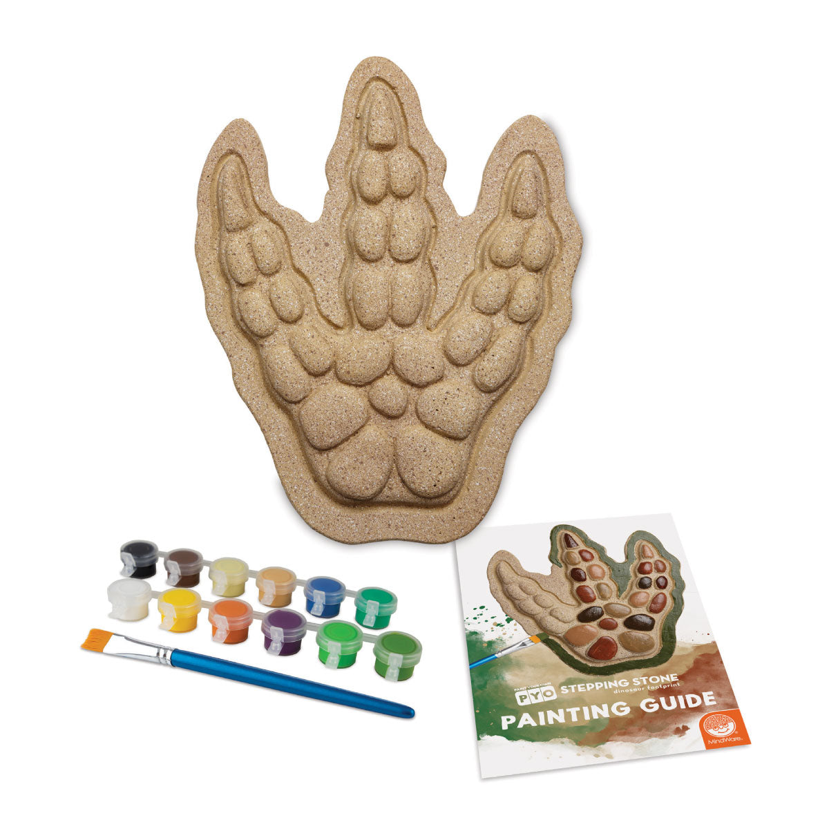 Mindware Paint Your Own Stepping Stone: Dinosaur Footprint