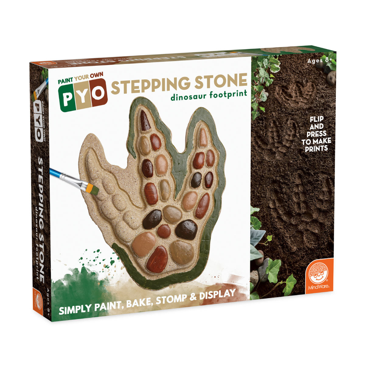 Mindware Paint Your Own Stepping Stone: Dinosaur Footprint