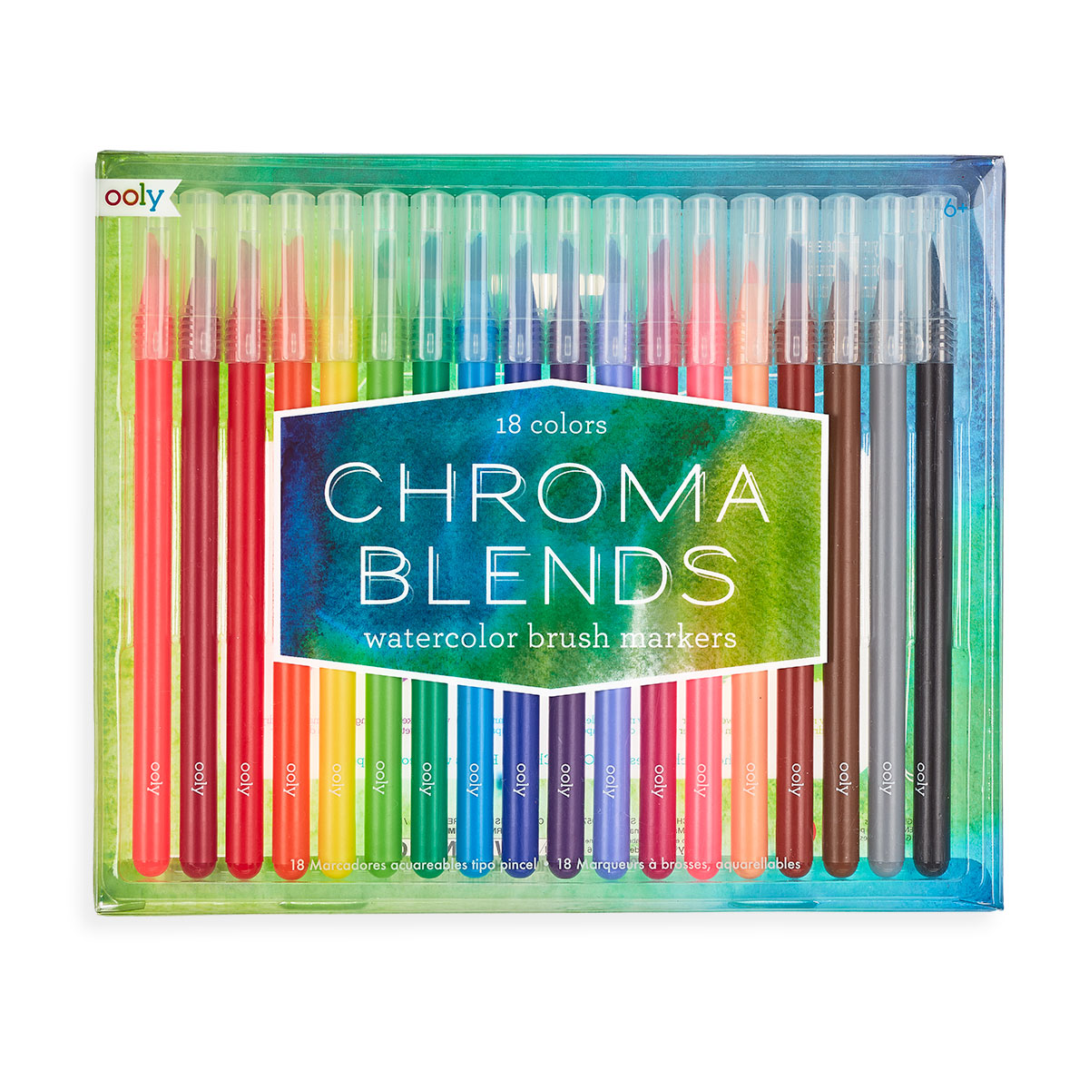 Chroma Blends Watercolor Brush Markers from Ooly