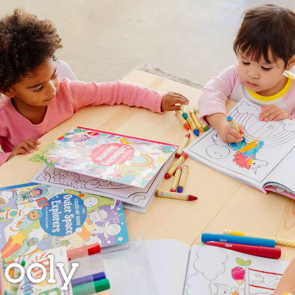Color-In' Books from Ooly