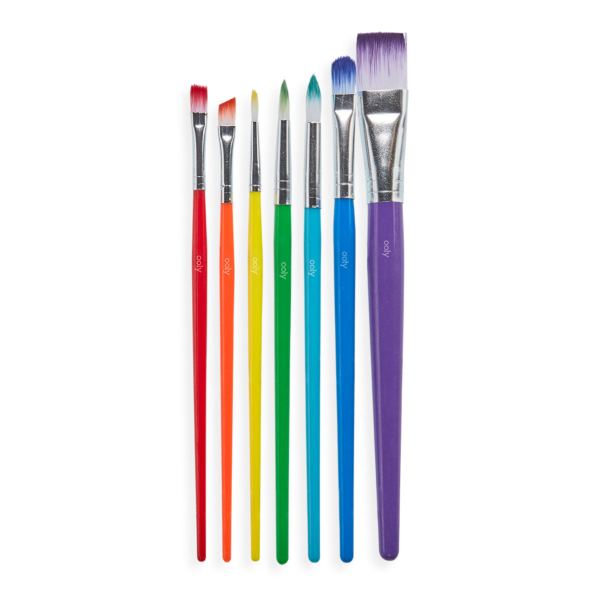 Lil’ Paint Brush Set - 7 Nylon Brushes
