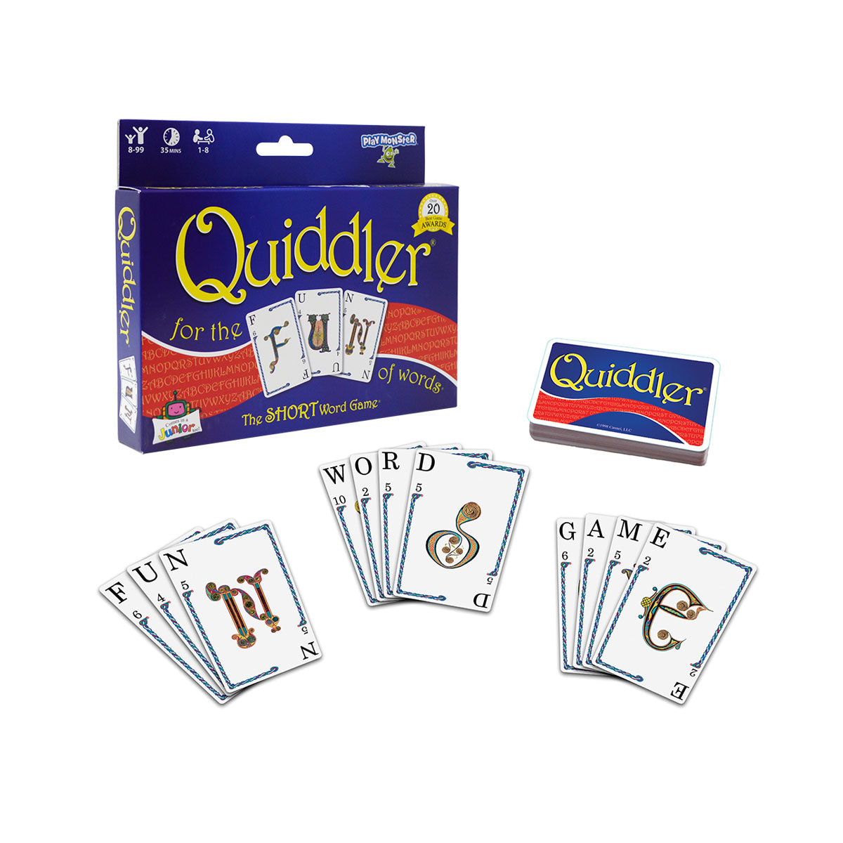 Quiddler Word Game from Playmonster