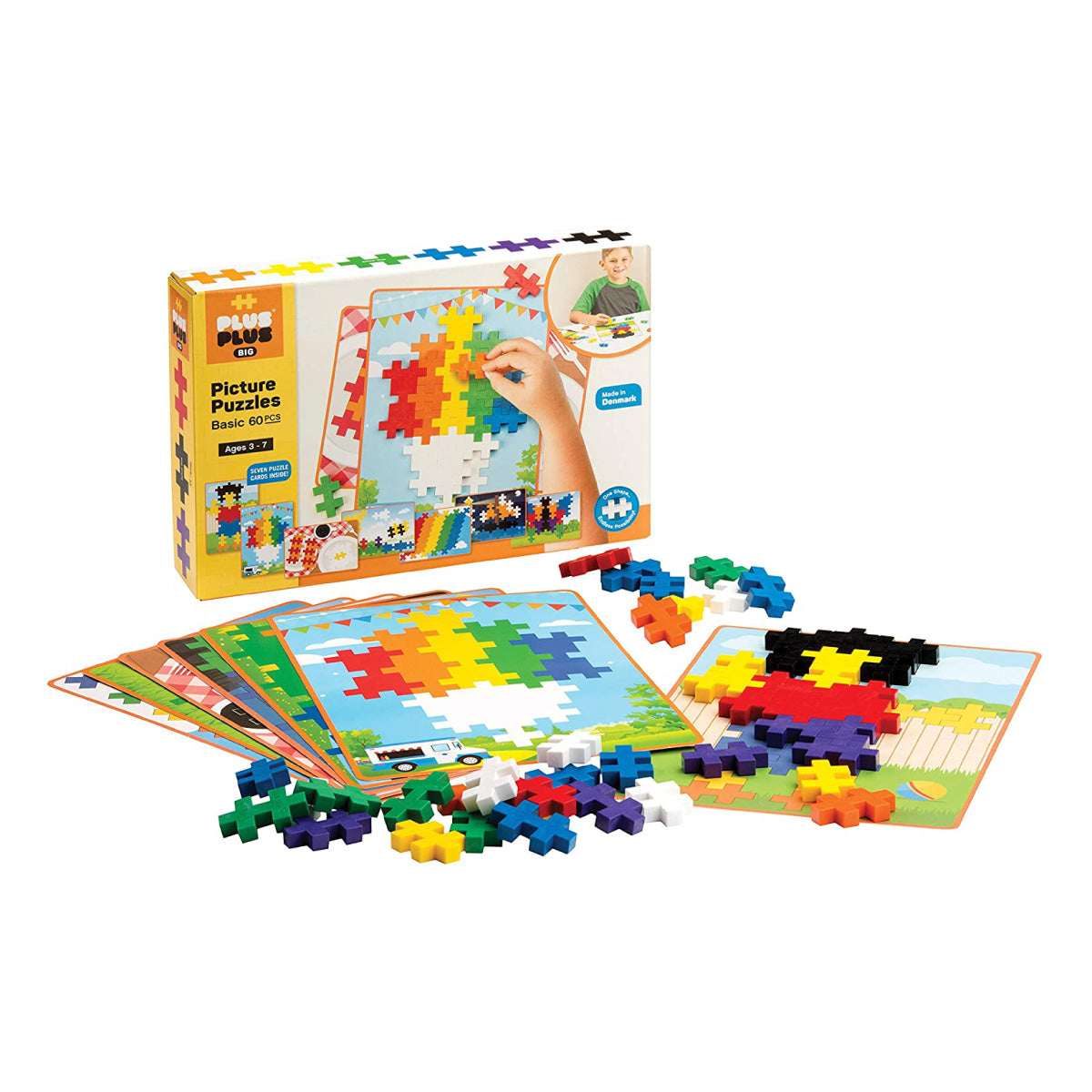 Plus-Plus Basic Colors Picture Puzzles