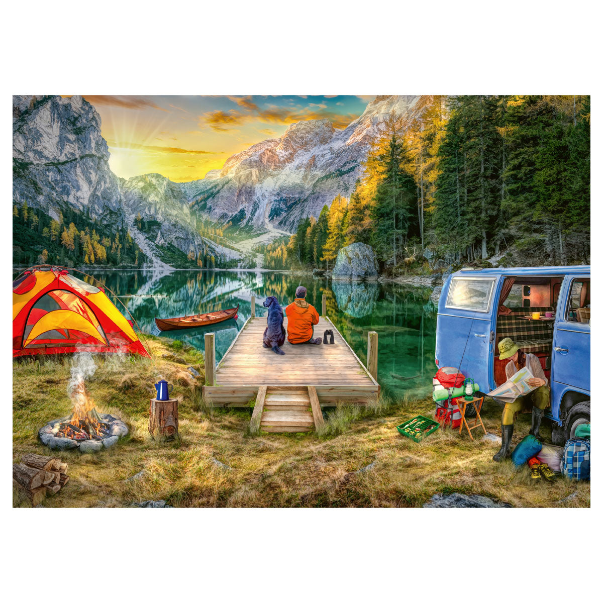 Calm Campsite - 1000 pc Jigsaw