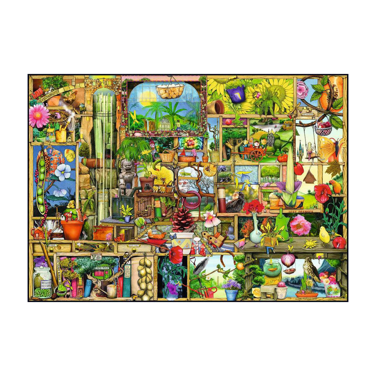 The Gardener’s Cupboard - Curious Cupboards - 1000 pc Ravensburger Jigsaw Puzzle