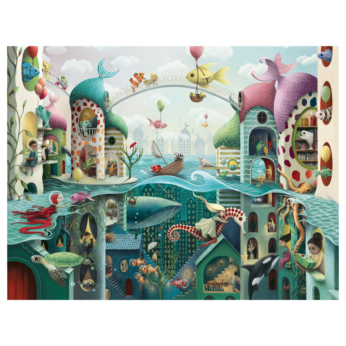 If Fish Could Walk - 2000 pc Ravensburger Puzzle
