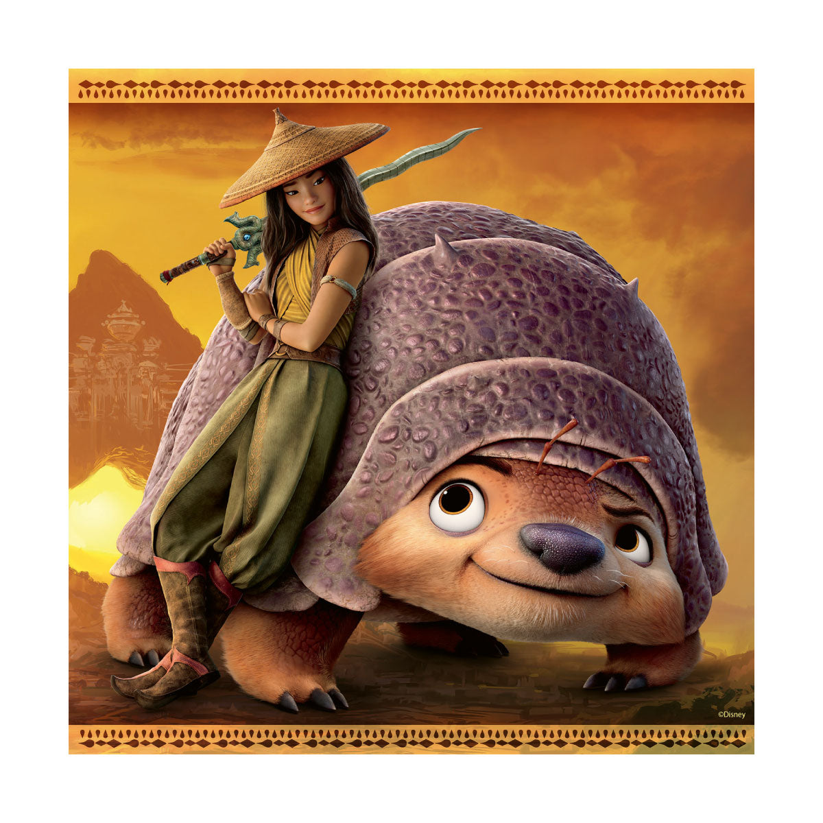 Disney’s Raya and the Last Dragon 3 x 49pc Jigsaw Puzzles from Ravensburger