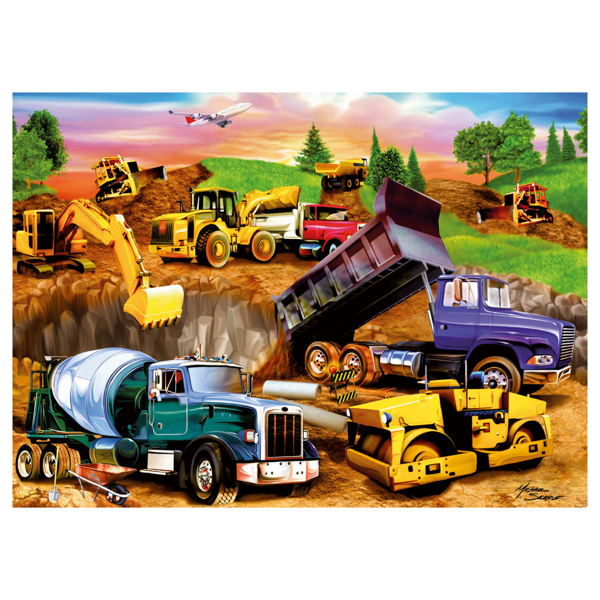 Ravensburger Construction Crowd 60pc Jigsaw Puzzle