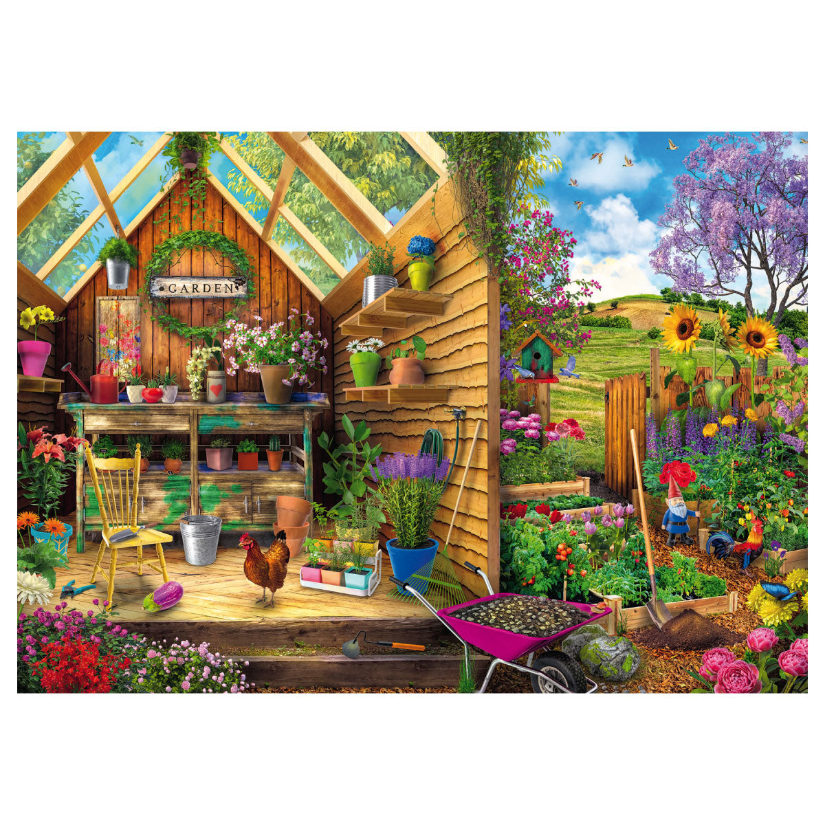 Gardener's Getaway - 300 pc Larger Pieces Jigsaw