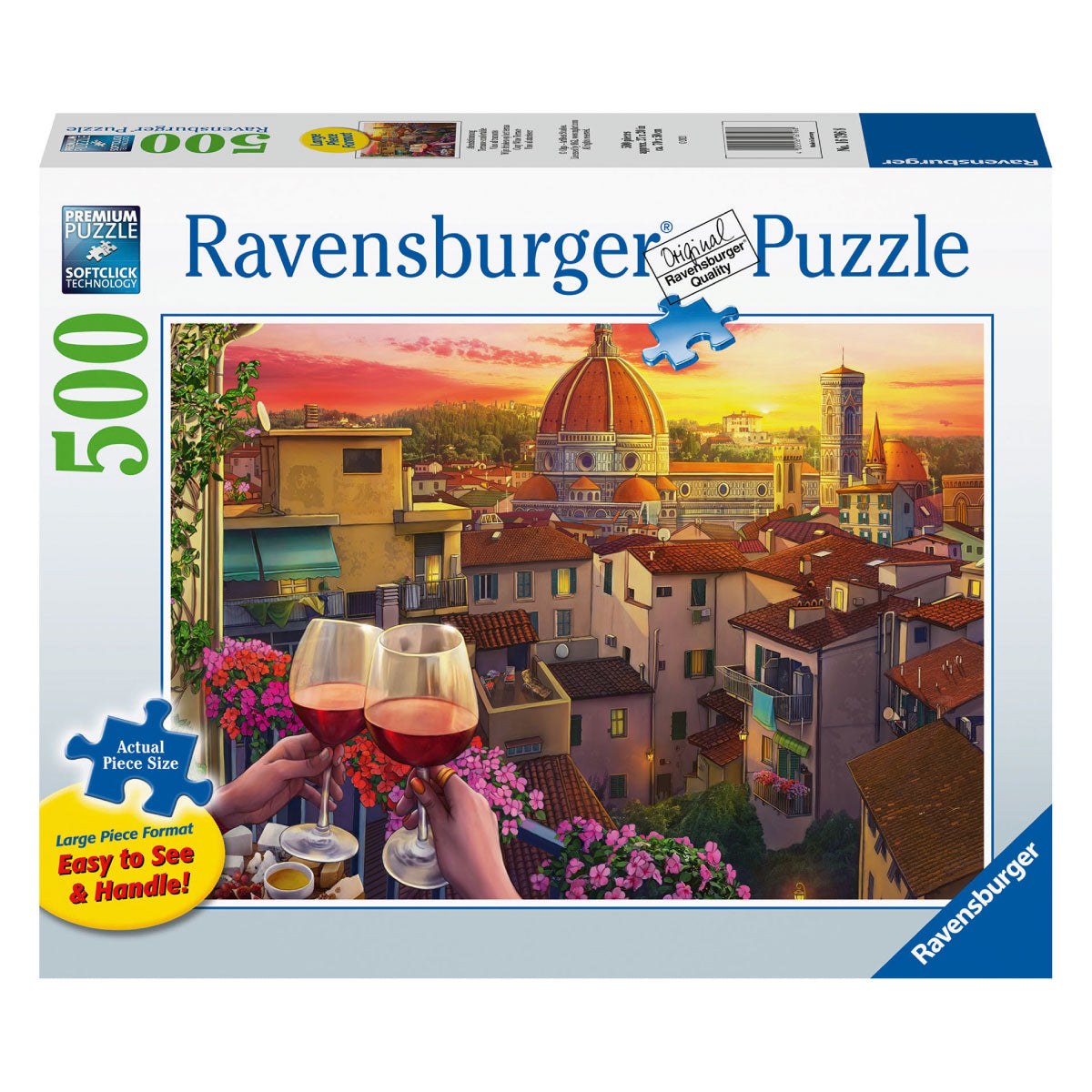 Cozy Wine Terrace - 500 pc Larger Pieces Jigsaw