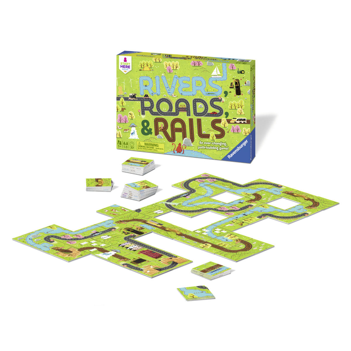Rivers, Roads, & Rails from Ravensburger