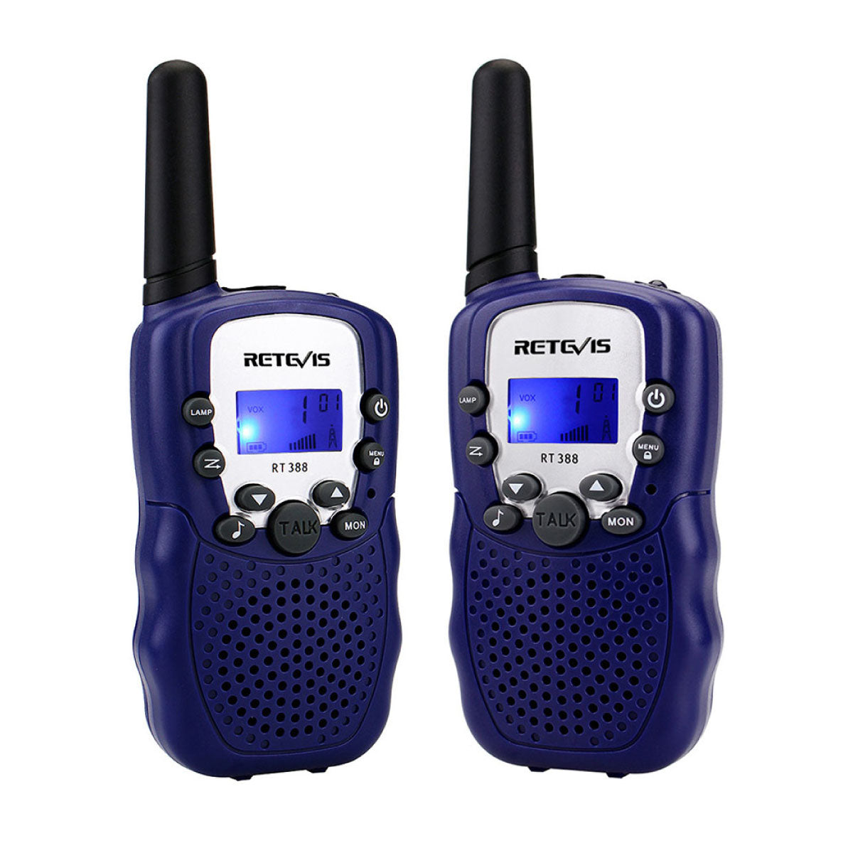 Retevis Kid’s Walkie Talkies with Flashlight in Dark Blue