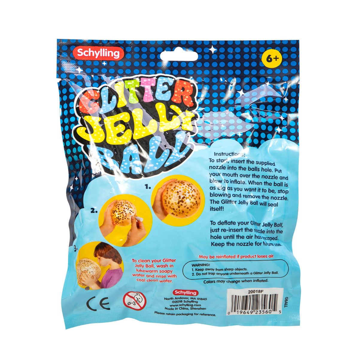 Jumbo Glitter Jelly Ball from Schylling
