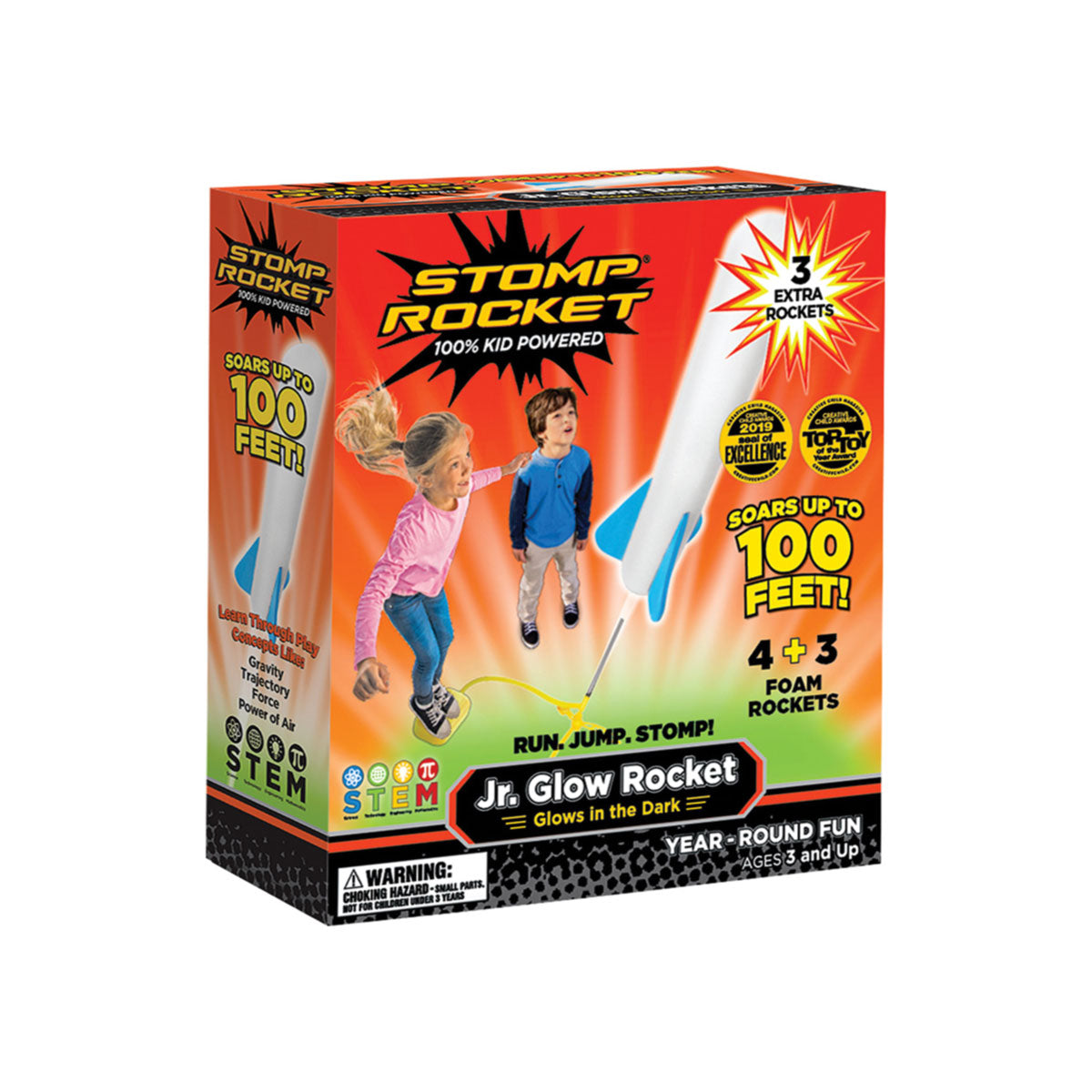 Stomp Rockets Jr Glow 7 pack