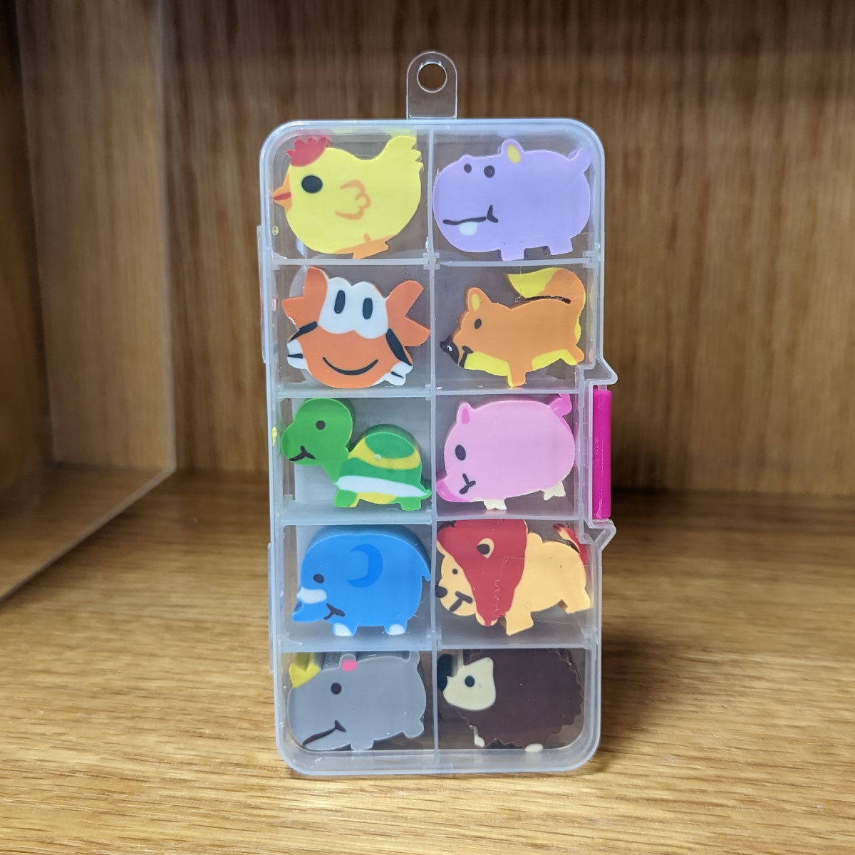 Cutie Creatures 10pc Pencil Topper Eraser Set