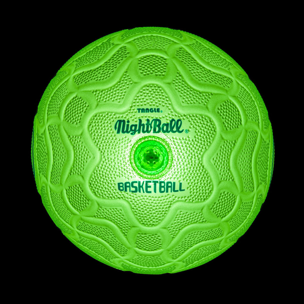 Tangle NightBall Basketball - Green