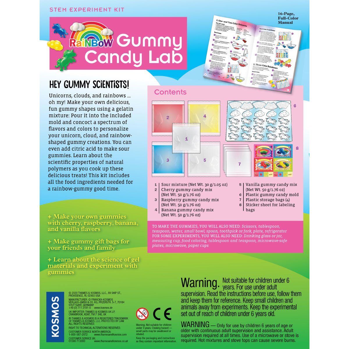 Rainbow Gummy Candy Lab from Thames & Kosmos