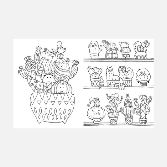 A Million Cute Animals Coloring Book by Lulu Mayo