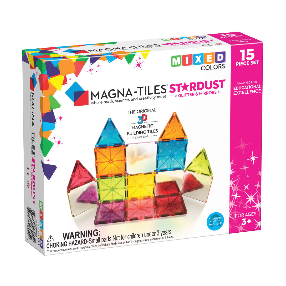 Magna-Tiles Stardust 15 Piece Set from Valtech
