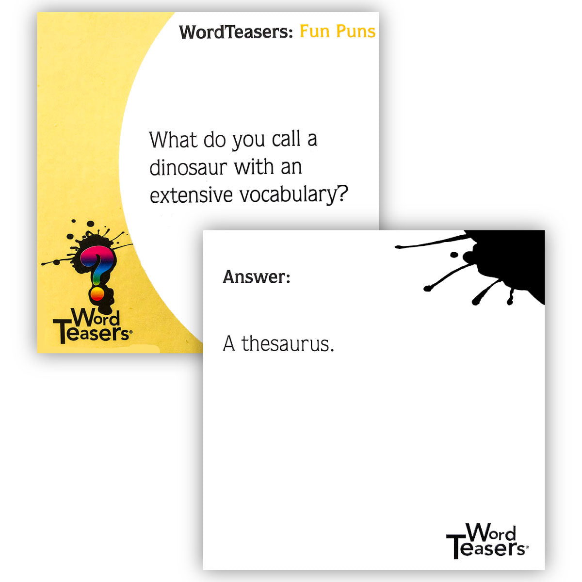 WordTeasers Fun Puns Card Deck
