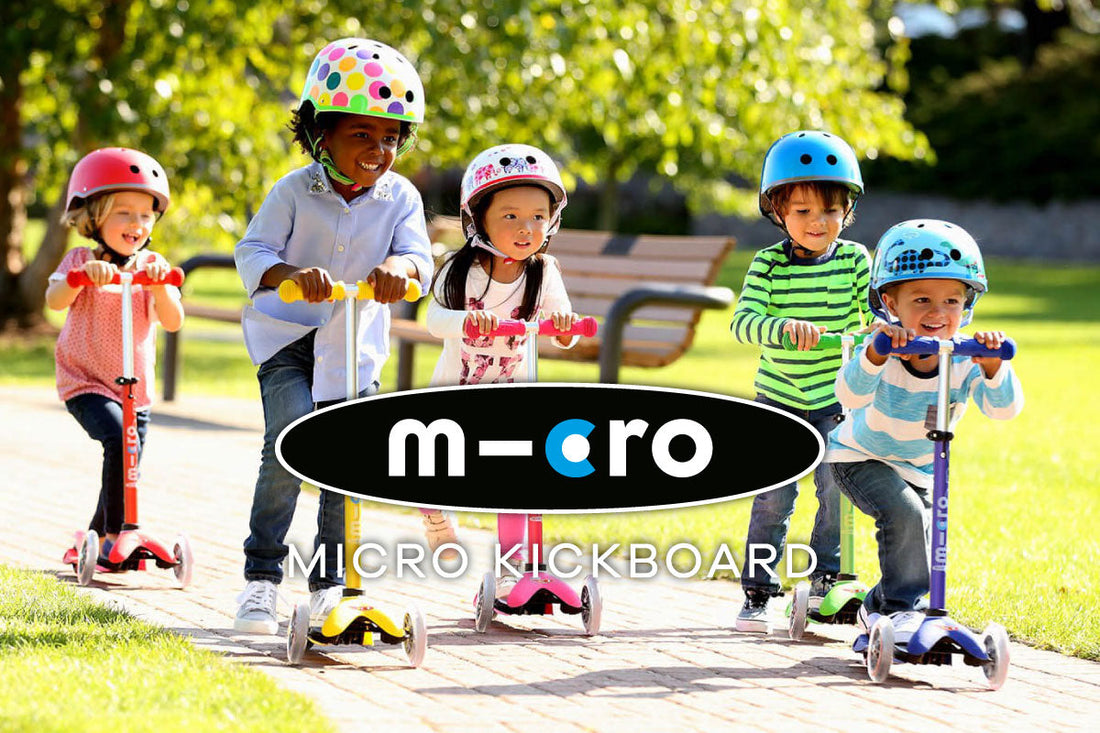 Micro Kickboard Scooters are one of our faves!