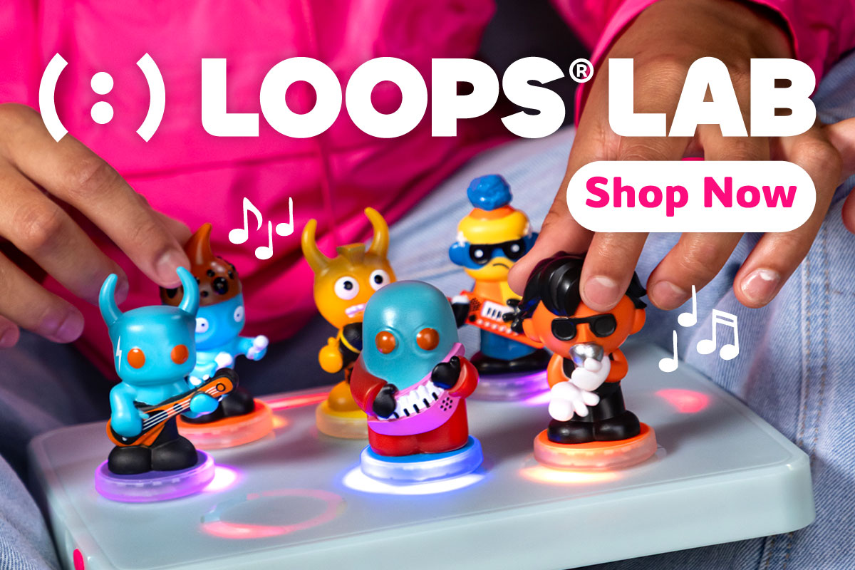 Click here to shop for Loops Lab, an innovative electronic music creation system for kids!