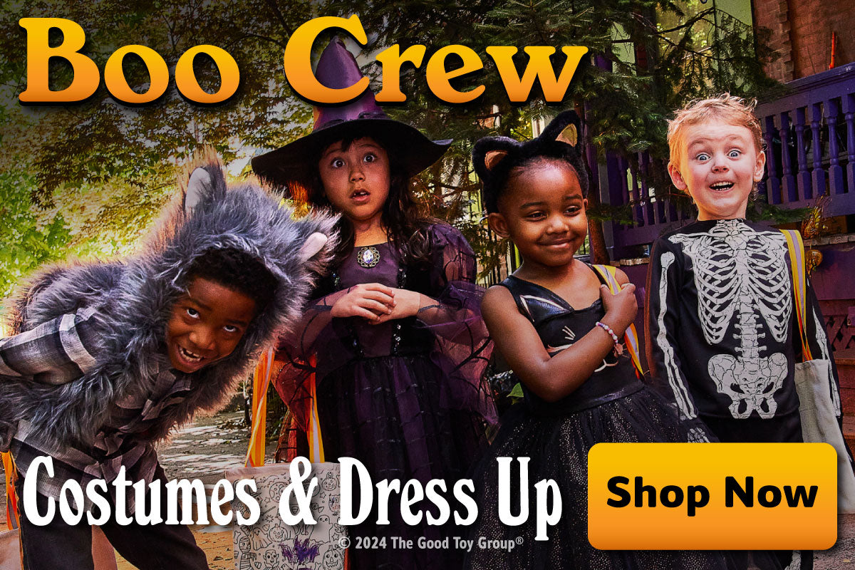 Boo Crew! Shop Now for Halloween Costumes and Dress Up!