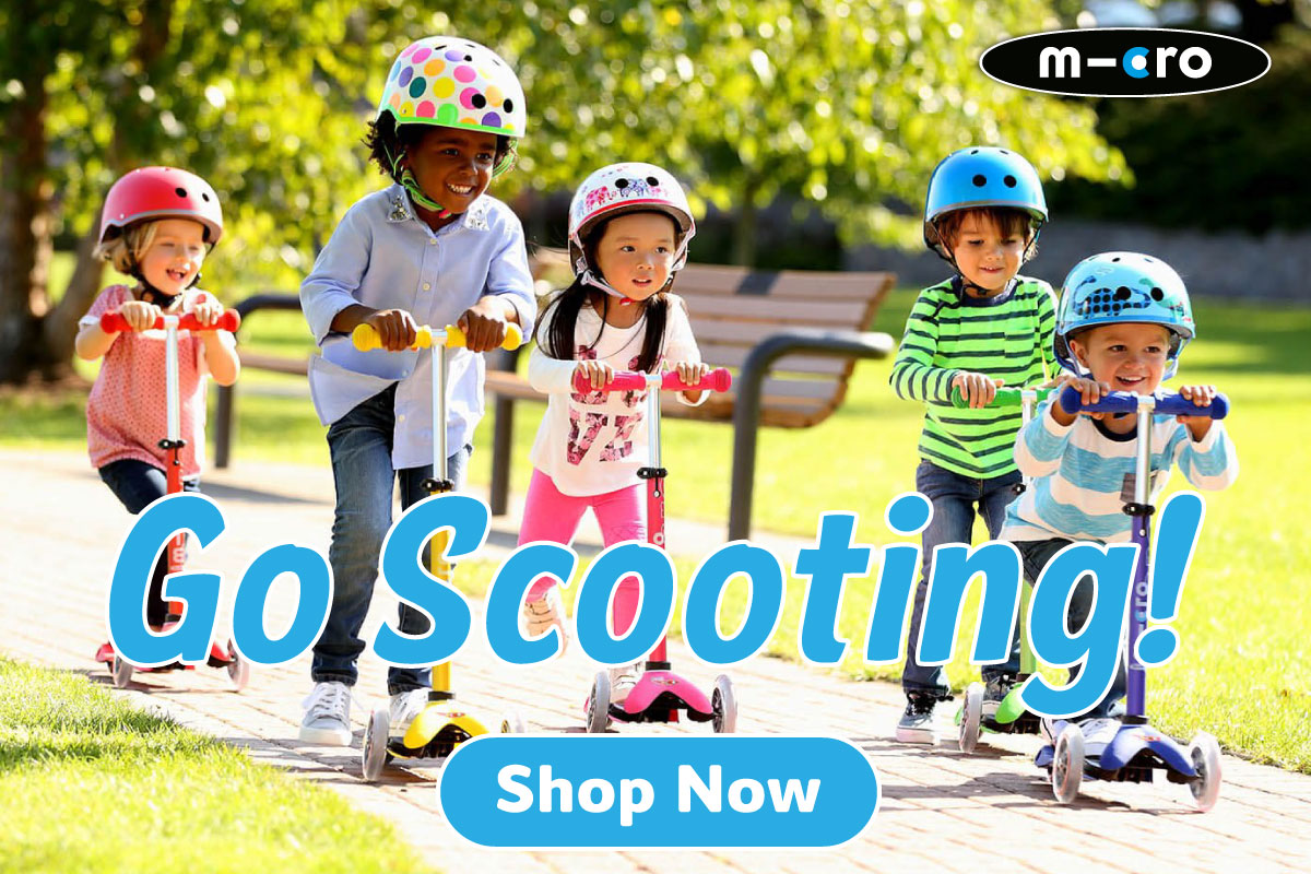 Go Scooting! Click here to shop for Micro Kickboard scooters!