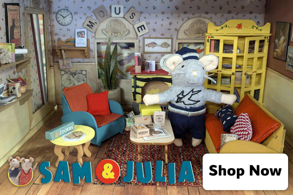 Discover all the adorable Sam & Julia Mouse Mansion items at Happy Up! Click here to shop now.