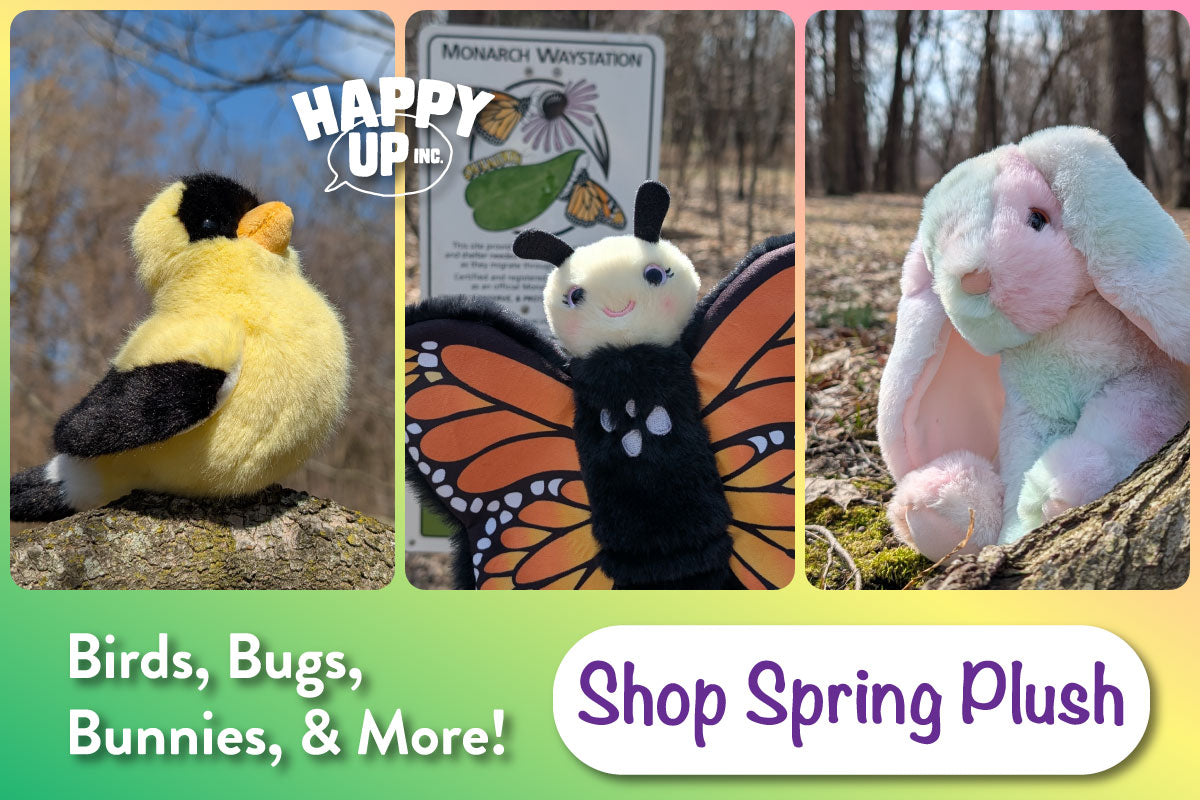 Click here to shop for Birds, Bugs, Bunnies, and more Spring Plush!