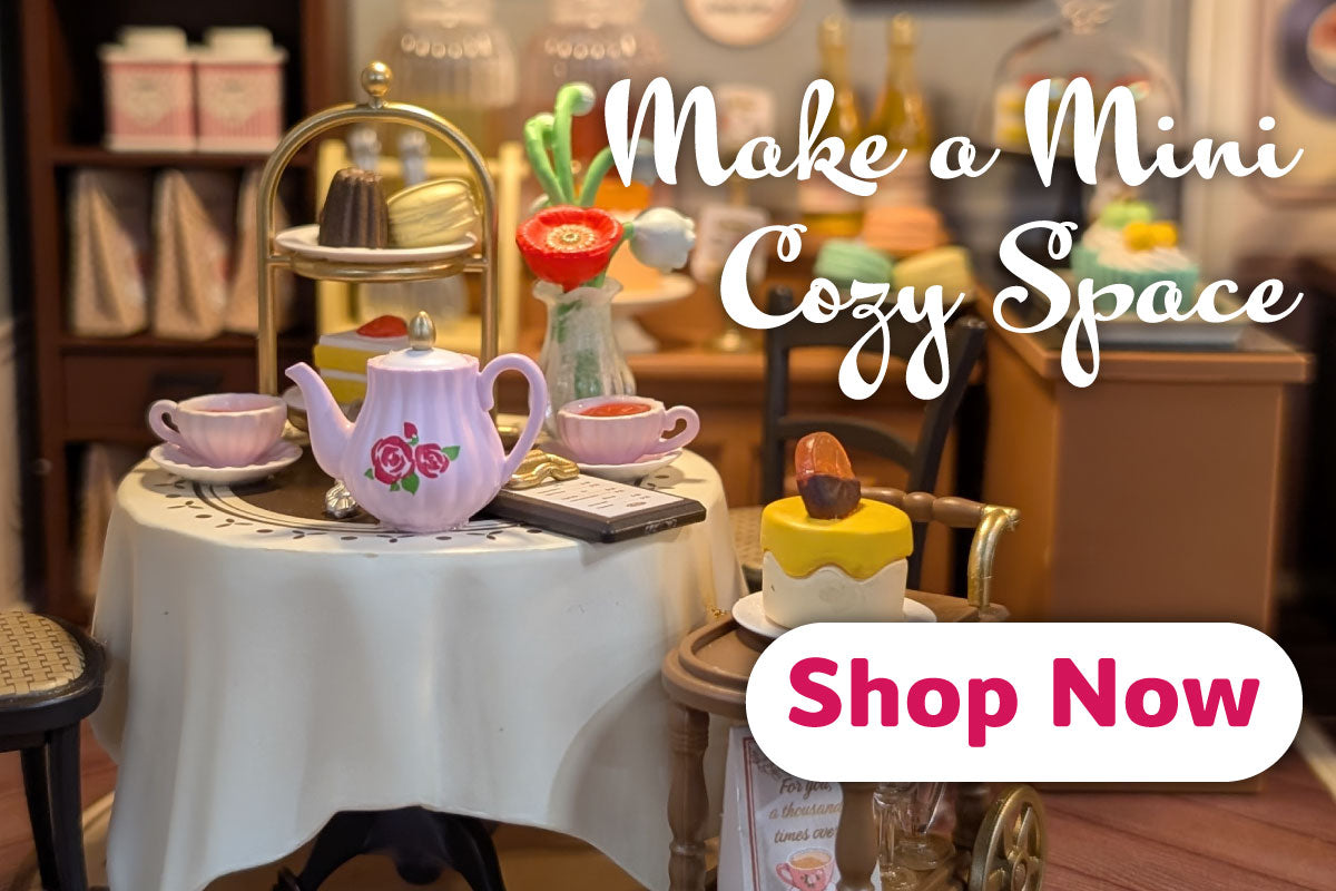Make a Mini Cozy Space with kits from Hands Craft. Click here to shop now!