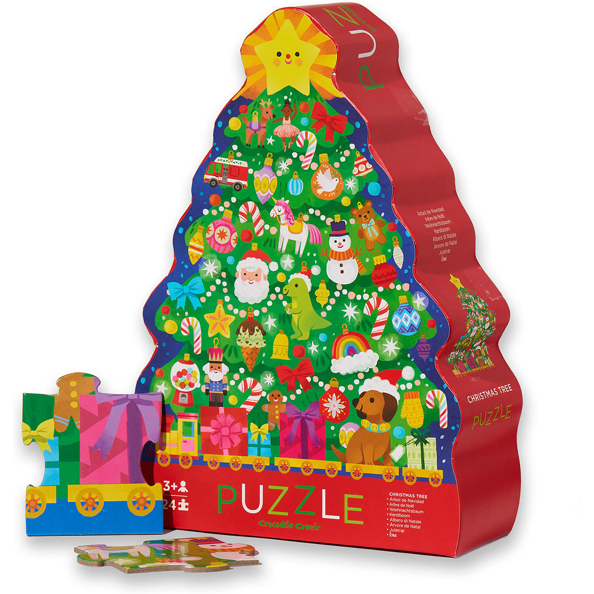 Christmas Tree Puzzle - 24 pieces - from Crocodile Creek.