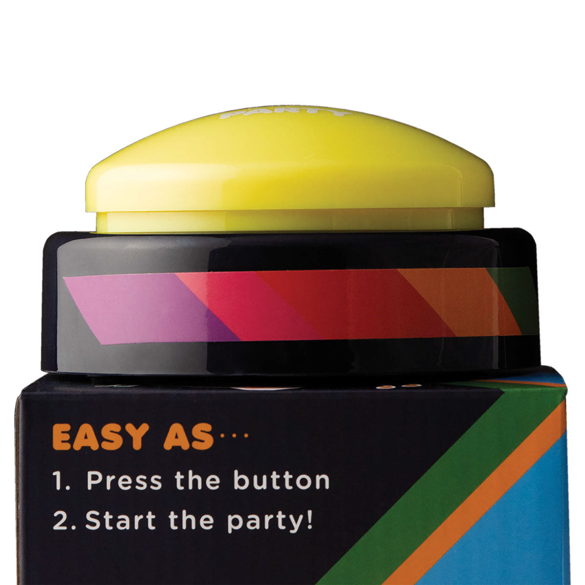 30 Second Dance Party Yellow Button