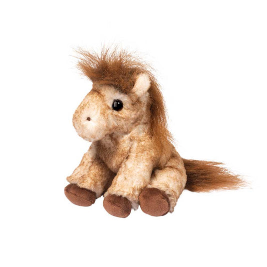 Douglas Dustie Tan Tipped Horse Mini Soft