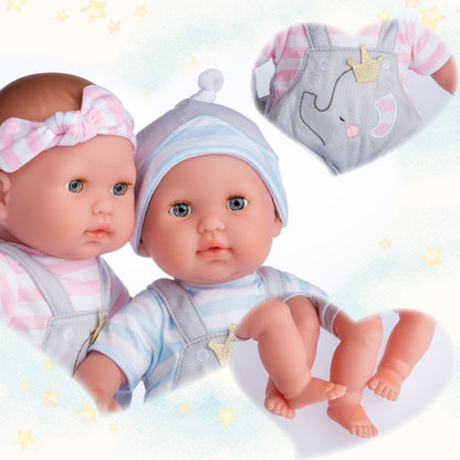 Berenguer Boutique Baby Doll Twins Gift Set from JC Toys.