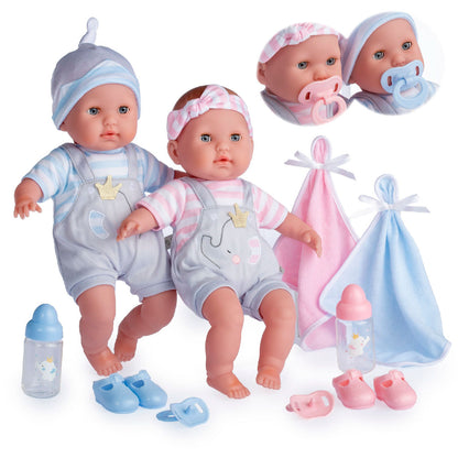 Berenguer Boutique Baby Doll Twins Gift Set from JC Toys.