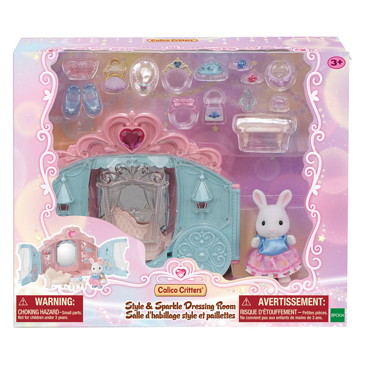 Calico Critters Style & Sparkle Dressing Room