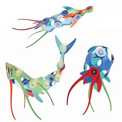 Clixo Ocean Creatures Pack - 24 Piece Set