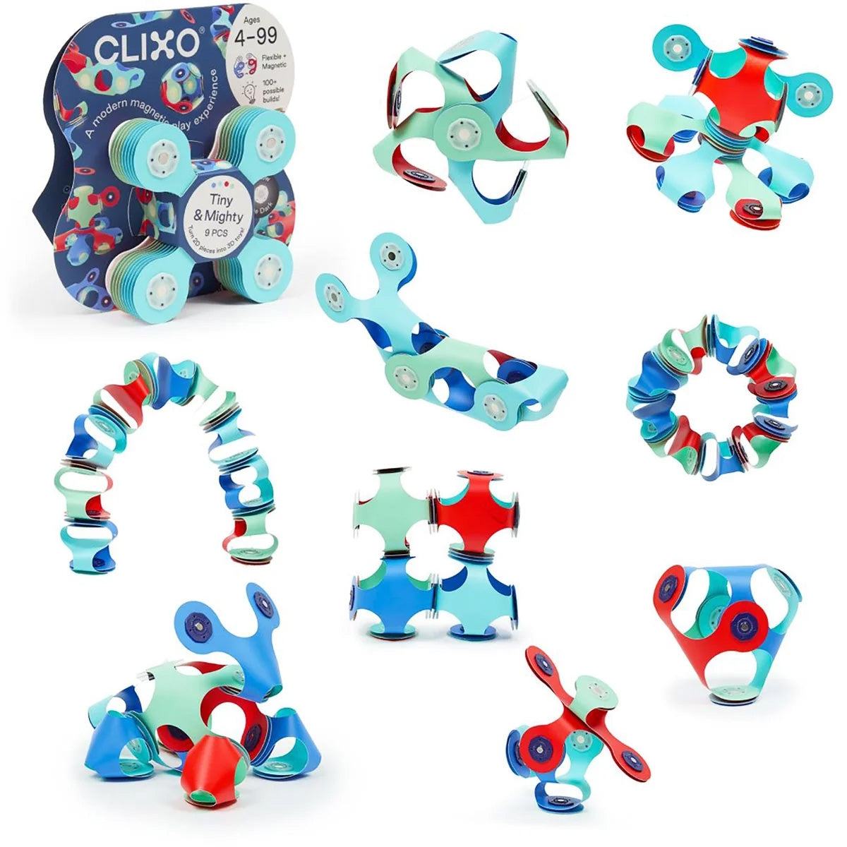 Clixo Tiny & Mighty Marine Pack - 9 Piece Set