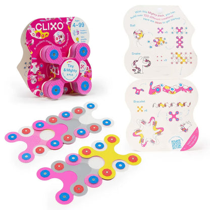 Clixo Tiny & Mighty Sparkle Pack - 9 Piece Set