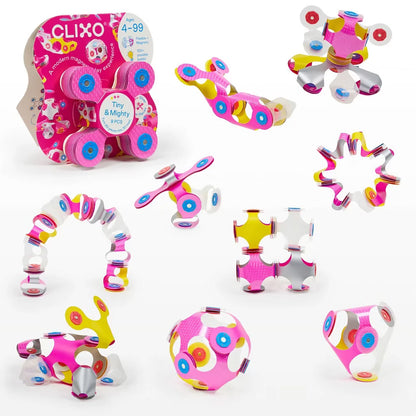 Clixo Tiny & Mighty Sparkle Pack - 9 Piece Set