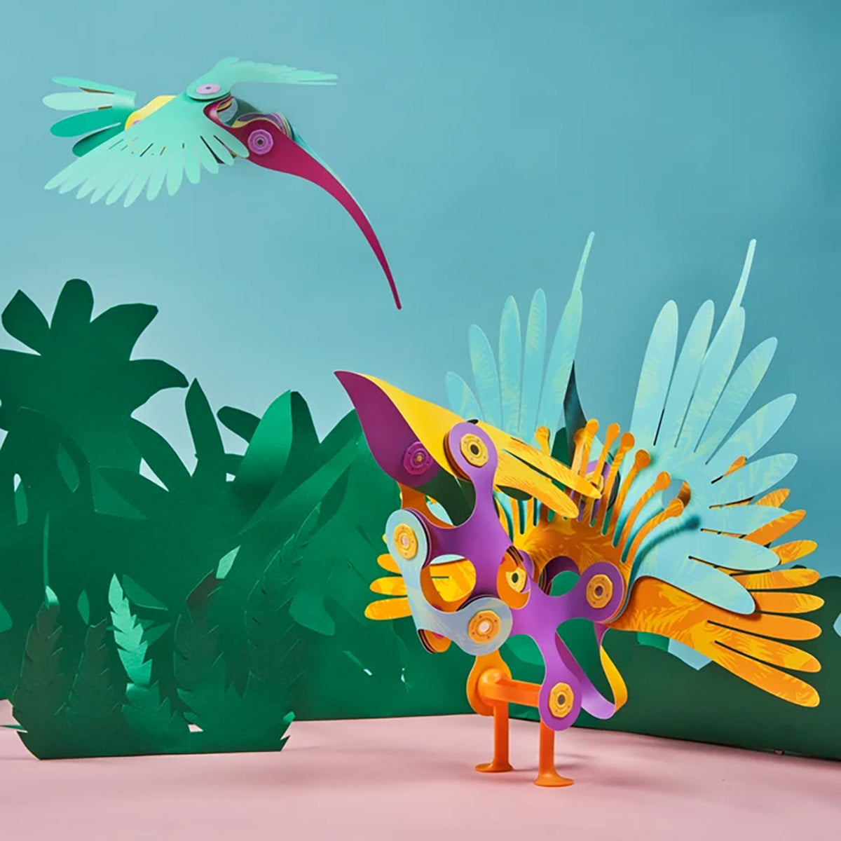 Clixo Tropical Birds Pack - 22 Piece Set