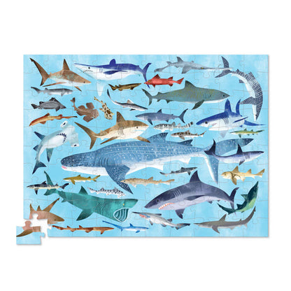 Crocodile Creek 36 Sharks 100 piece puzzle