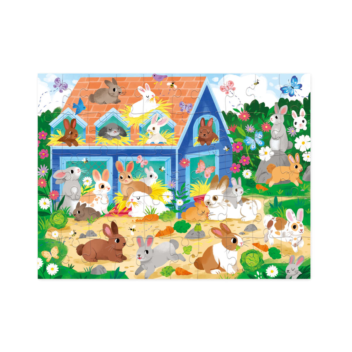 Crocodile Creek Bunny House 50 piece puzzle