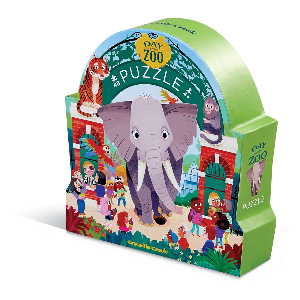 Crocodile Creek Day at the Zoo 48-piece puzzle