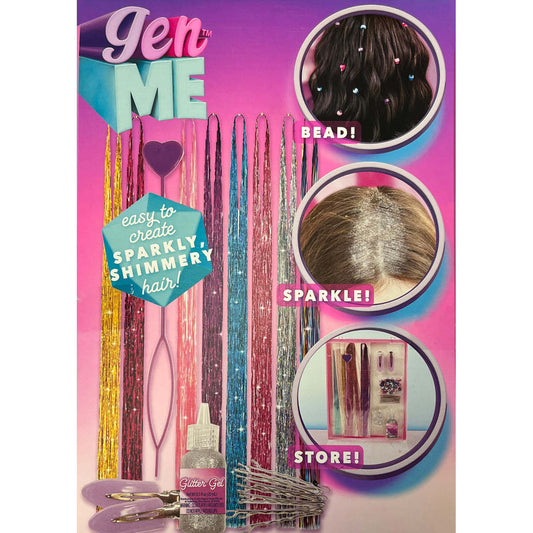 US Toy Company Horizion Group USA GenMe Sparkling Hair Tinsel Studio